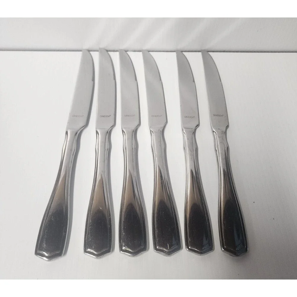Oneida Carolina Stainless‎ Steel Knives - Set of 6